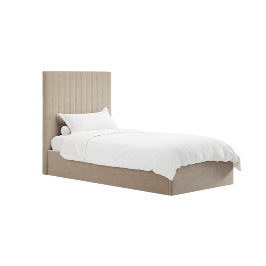 Cheshire Ottoman Bed Single Fawn - Industrious Decor