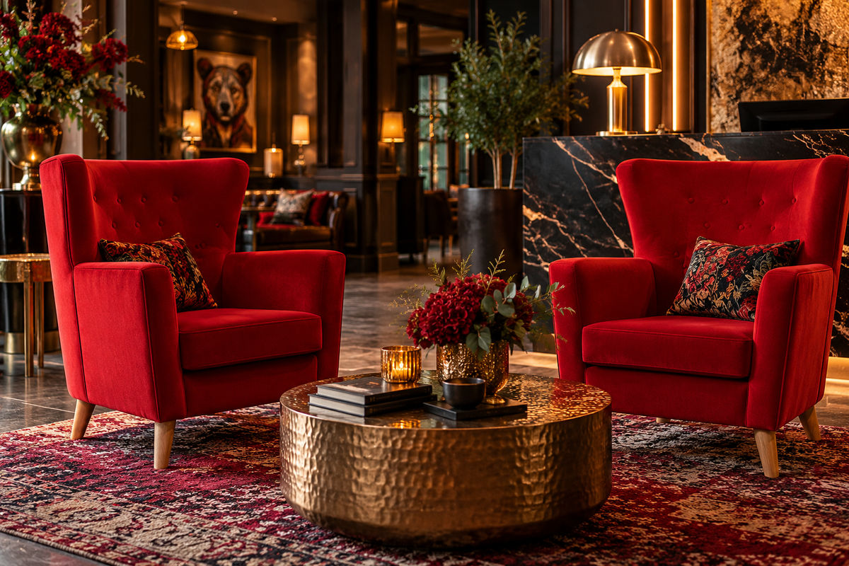 Chester Mid-Back Lounge Chair - Industrious Decor