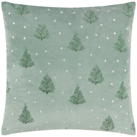 Christmas Tree and Snow Cushion - Industrious Decor