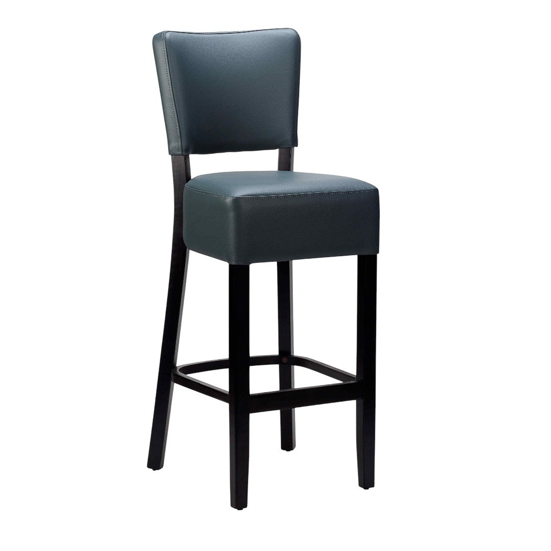 The Clerkenwell Bar Stool | Contract Grade | In Stock Iron Grey Black Legs - Industrious Decor
