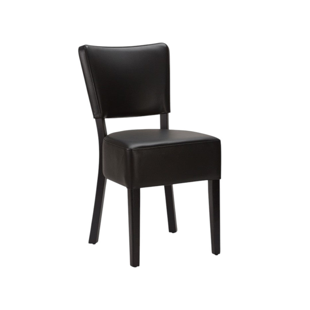 The Clerkenwell Dining Chair | Contract Grade | In Stock Black Black Legs - Industrious Decor
