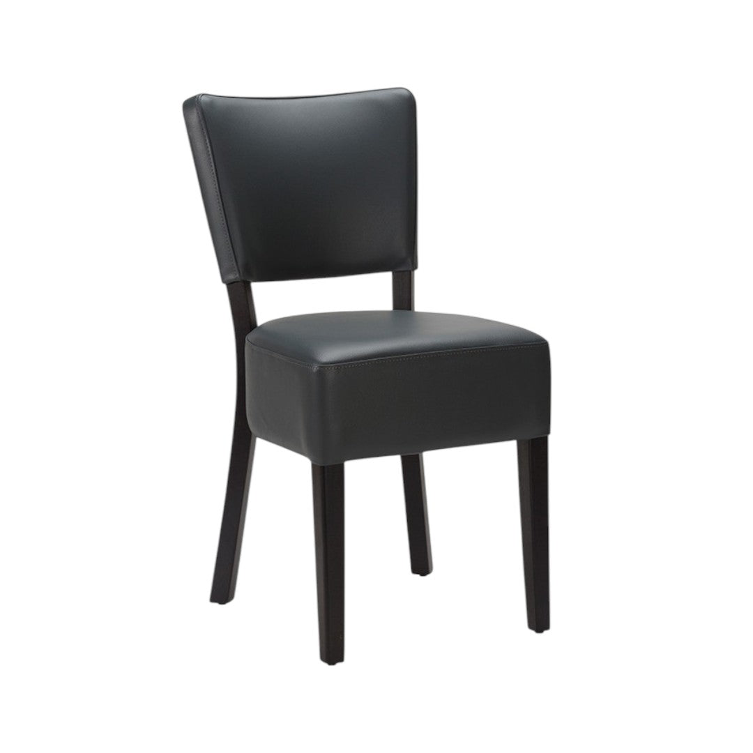The Clerkenwell Dining Chair | Contract Grade | In Stock Iron Grey Black Legs - Industrious Decor