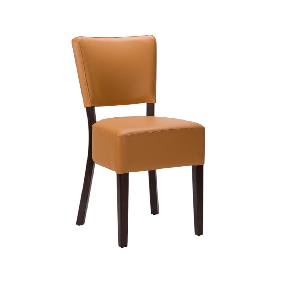 The Clerkenwell Dining Chair | Contract Grade | In Stock Ochre Brown Wenge Legs - Industrious Decor