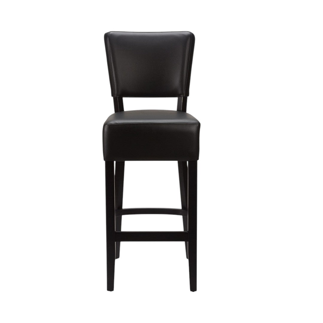 The Clerkenwell Bar Stool | Contract Grade | In Stock Black Black Legs - Industrious Decor