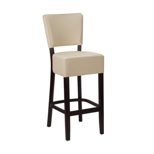 The Clerkenwell Bar Stool | Contract Grade | In Stock Ivory Wenge Legs - Industrious Decor