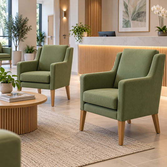 Hollingmere Mid-Back Lounge Chair - Industrious Decor
