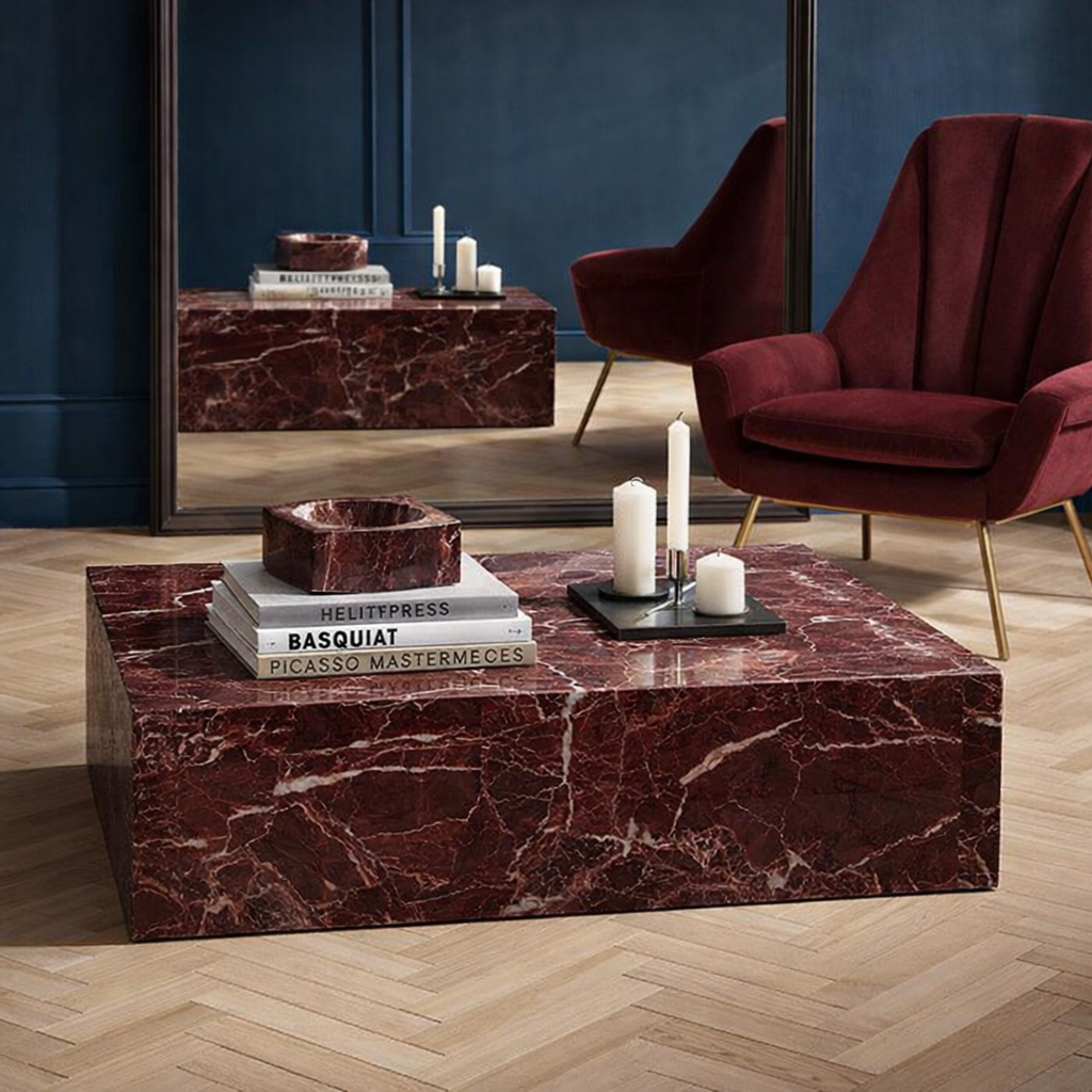 Rimini Borgogna Coffee Table - Industrious Decor