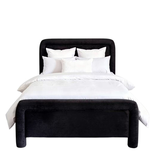 Barnaby Upholstered Bed Frame - Industrious Decor