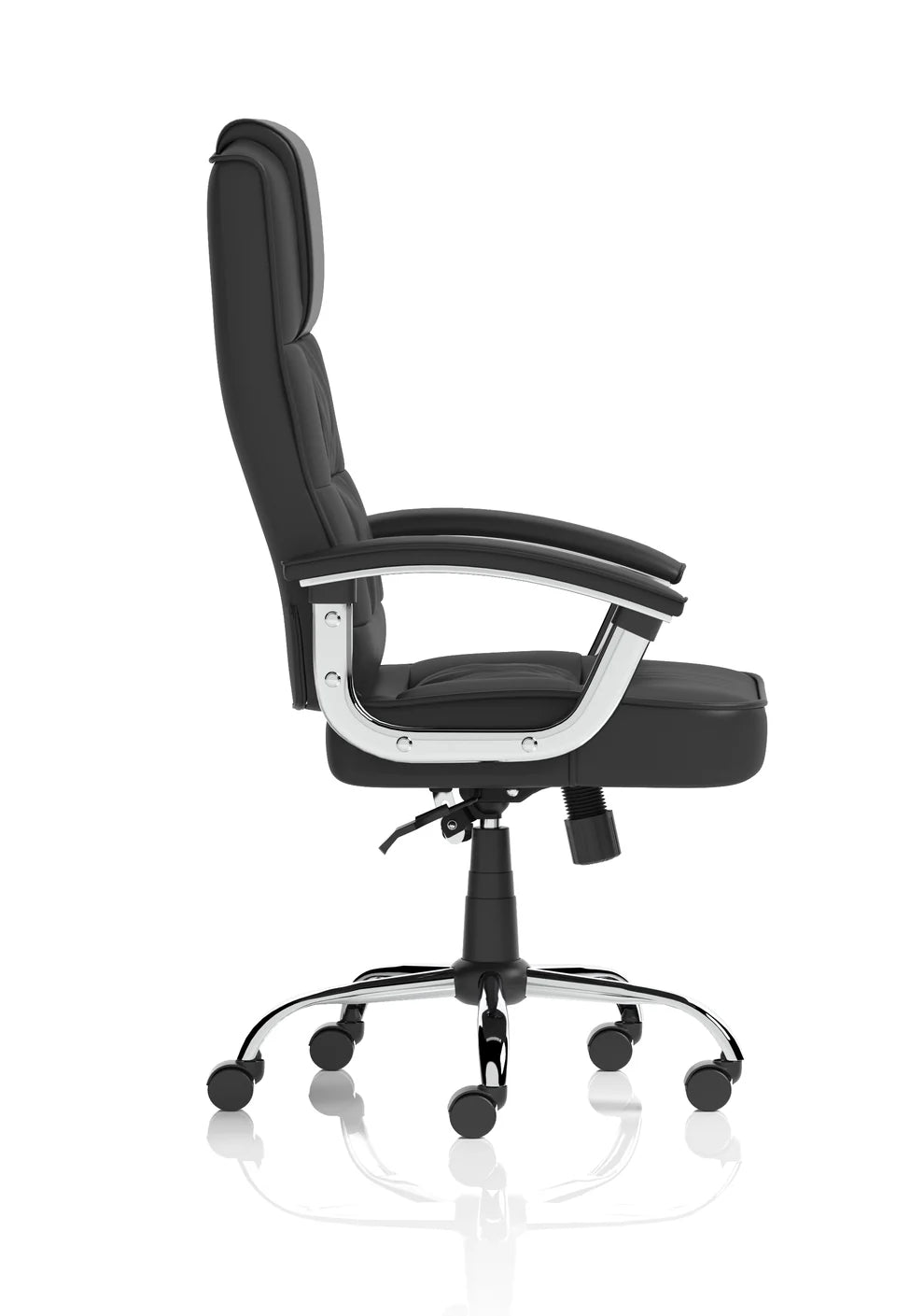 Farleigh Deluxe High Back Black Executive Office Chair with Arms