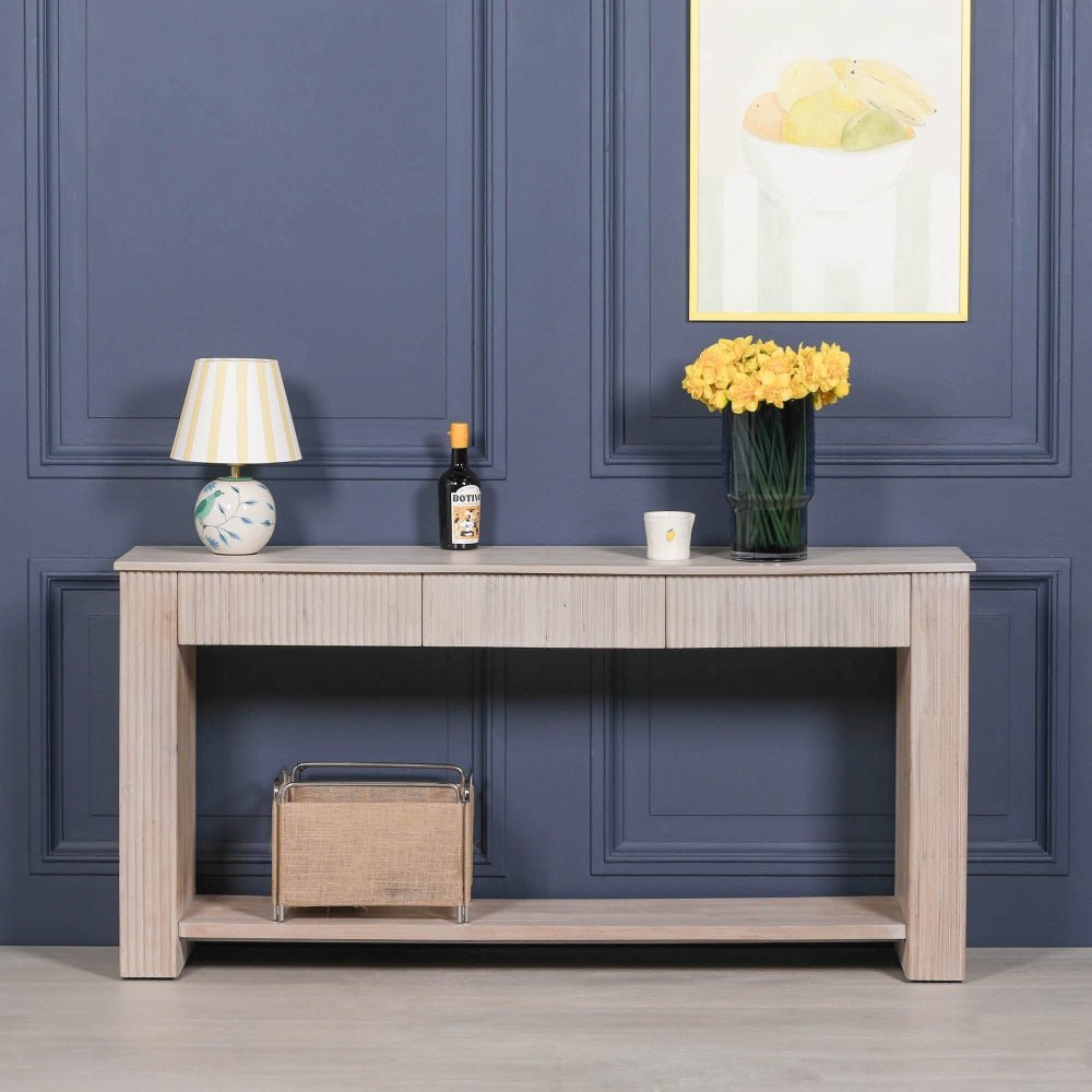 Fluted Console - Industrious Decor