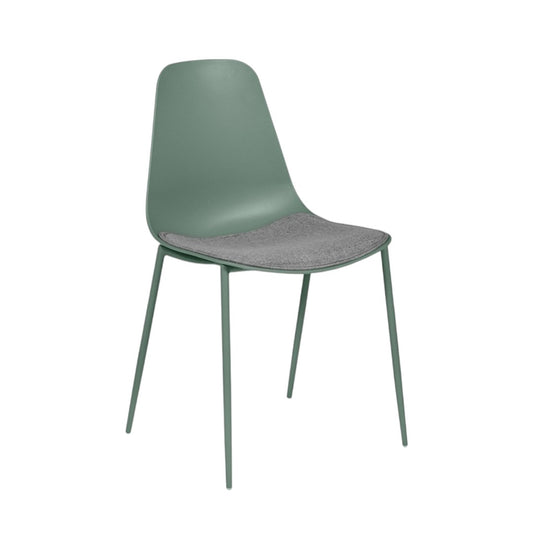 Form Contract Dining Chair in Sage — CRIB 5 certified ECO polypropylene shell chair for restaurants, hotel dining rooms and commercial use