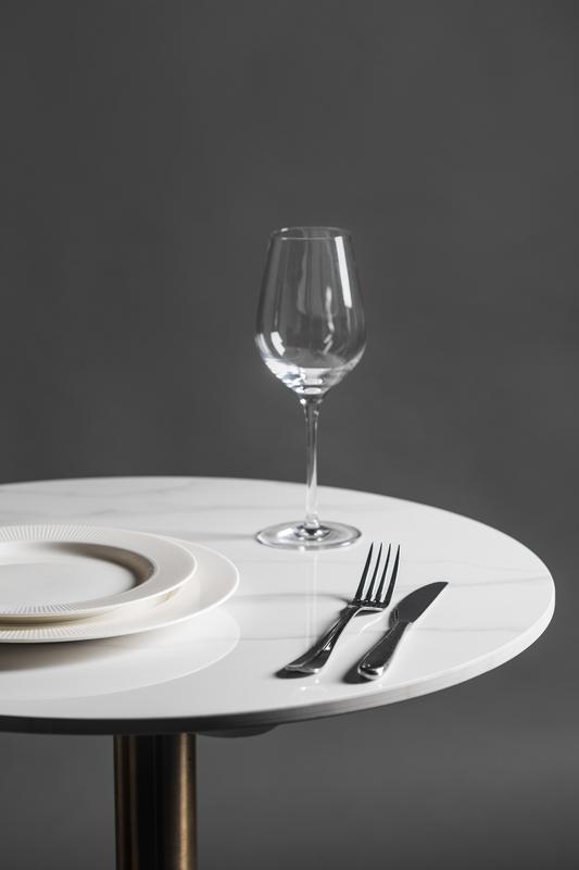 Calacatta Round Ceramic Table