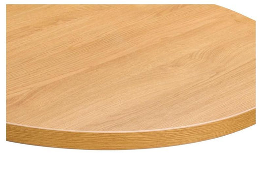 Natural Oak Effect Round Table Top - Industrious Decor