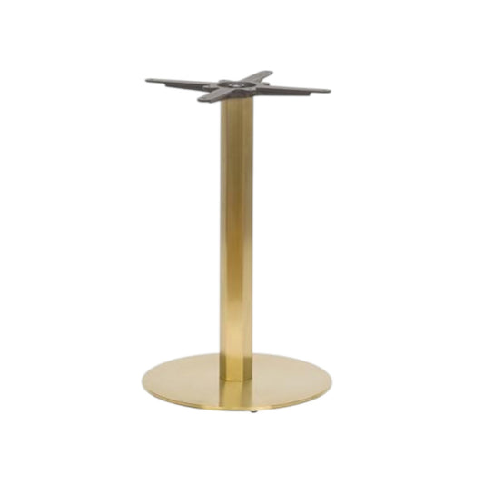 Hex Brass Small Base Coffee, Dining & Poseur Height - Industrious Decor