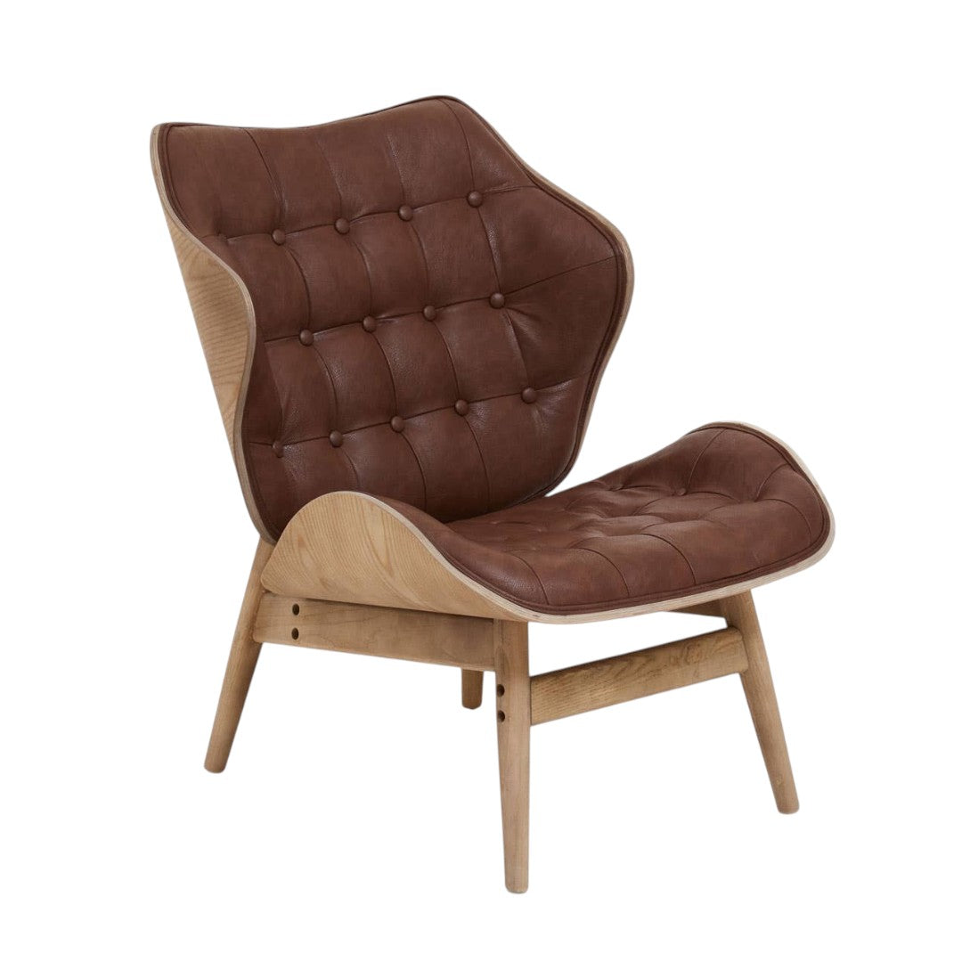 Remington Lounge Chair | Gentleman's Club Collection Brown Natural - Industrious Decor