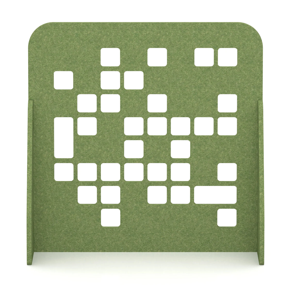 Soren Acoustic Floor Standing Screen Fern Green Block - Industrious Decor