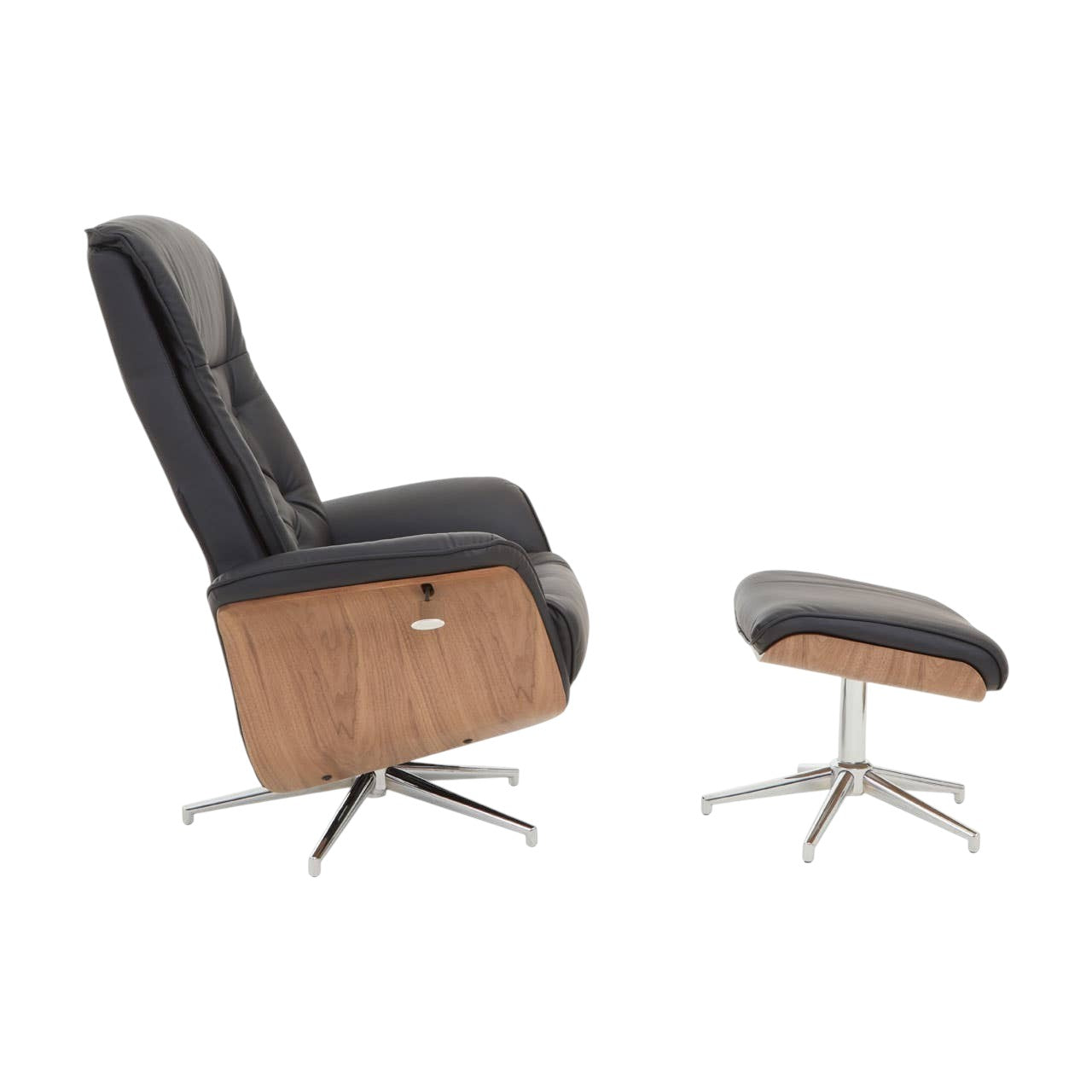 Hawkins Recliner & Footstool | Gentleman's Club Collection - Industrious Decor