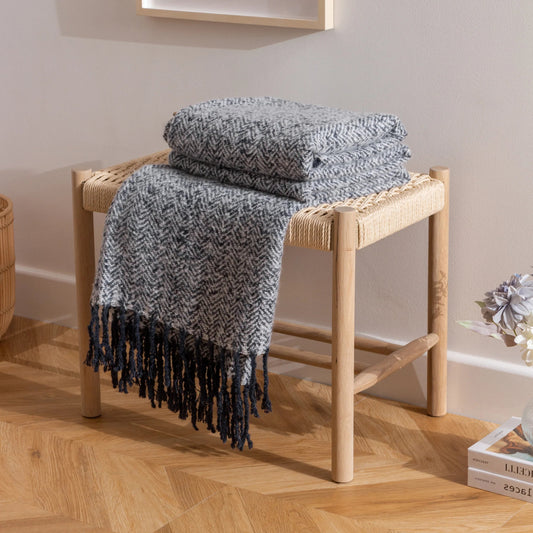 Herringbone Throw - Industrious Decor