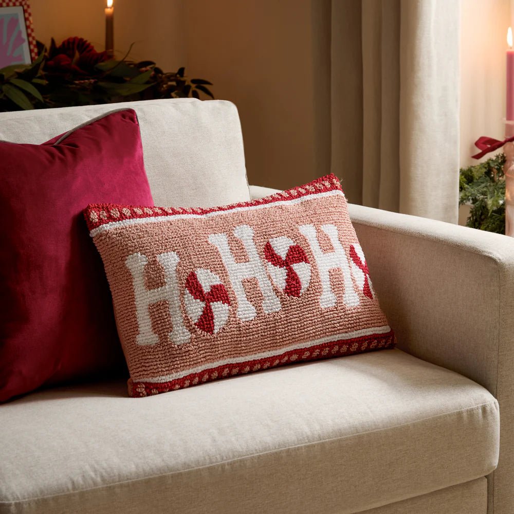 Ho Ho Ho Cushion - Industrious Decor