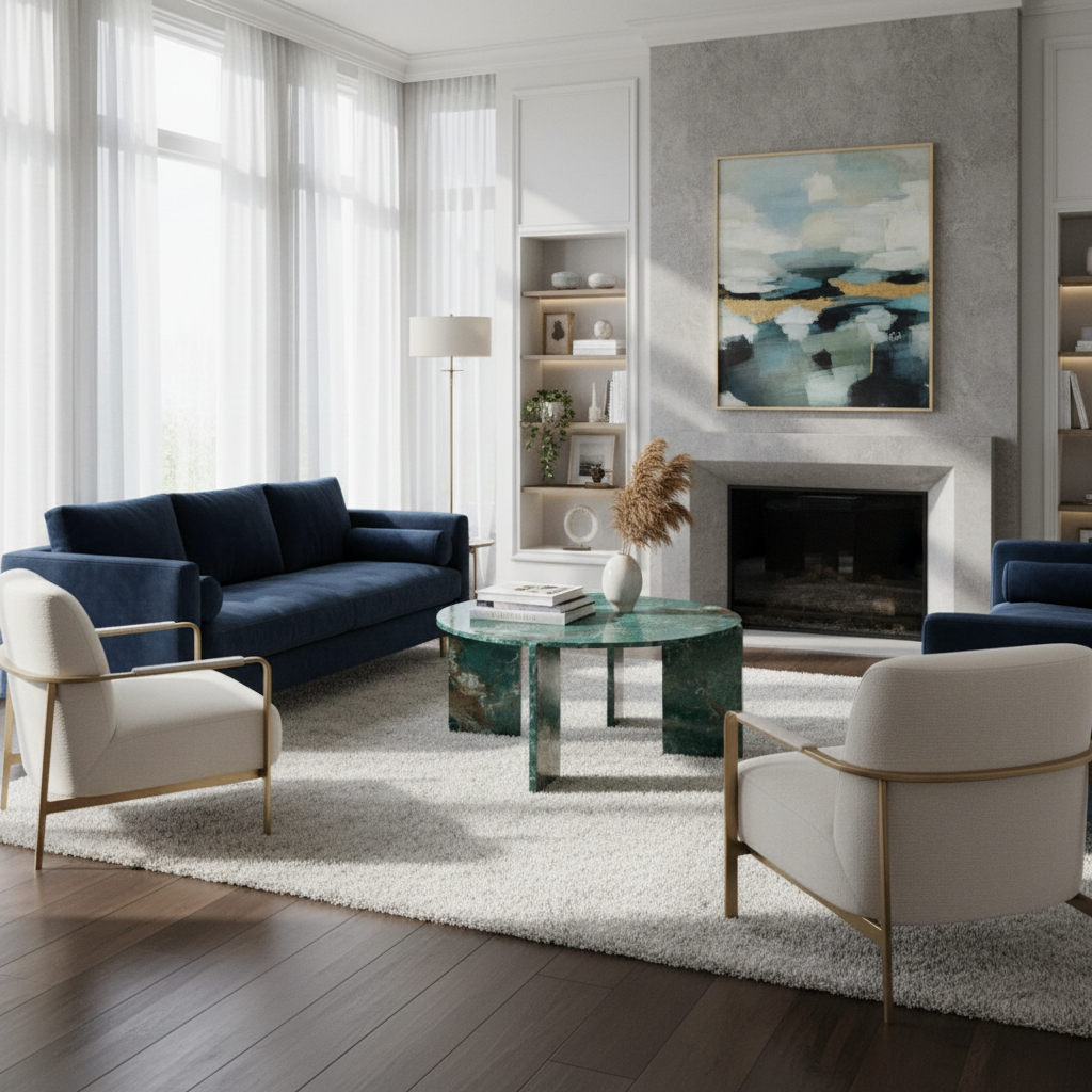 Venus Coffee Table – Emerald Terrazzo