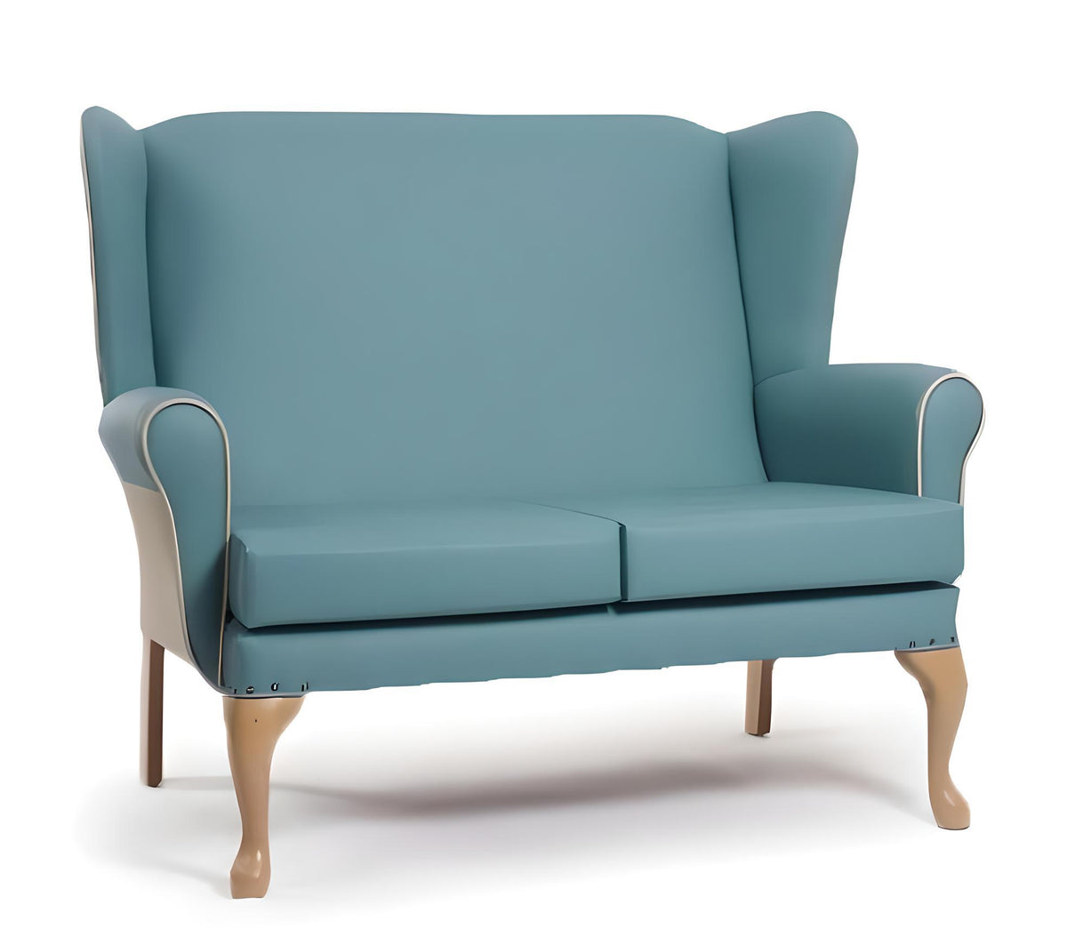 Wetherdale Wingback 2-Seater Sofa - Industrious Decor