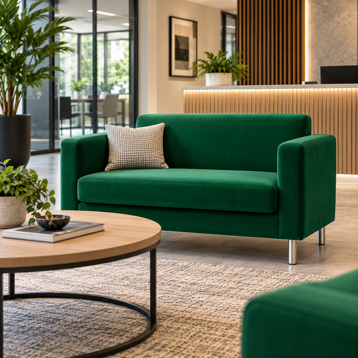 Keldon Modern 2-Seater Sofa - Industrious Decor