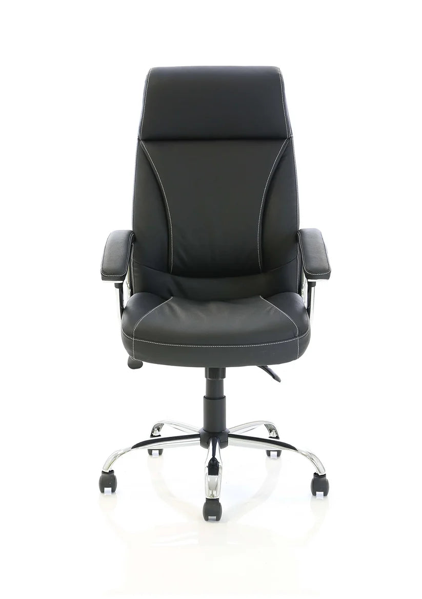Ledbury High Back Executive Leather Office Chair with Arms - Industrious Decor