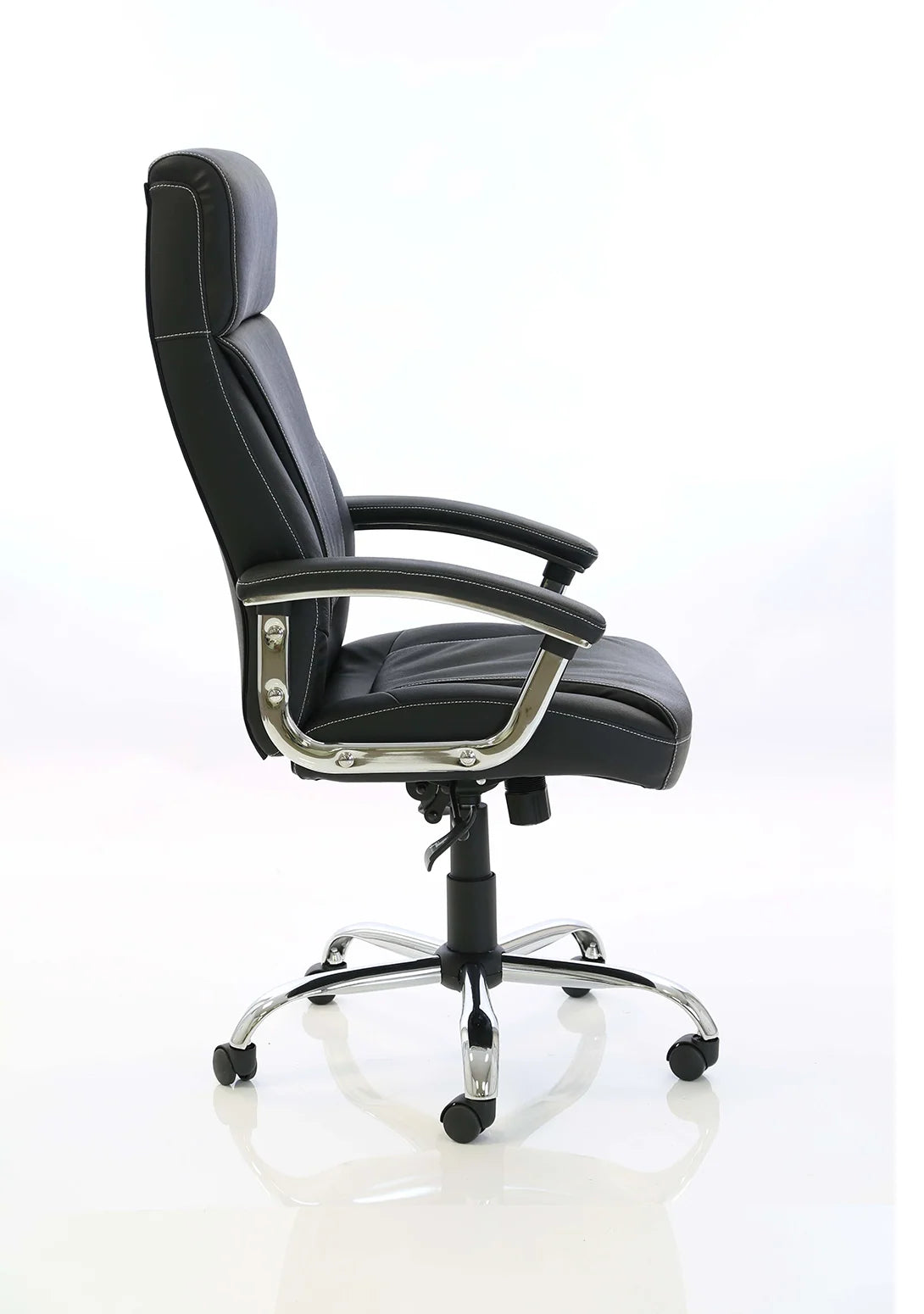 Ledbury High Back Executive Leather Office Chair with Arms - Industrious Decor