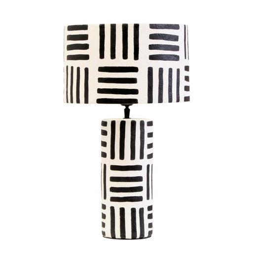 Geo Lines Table Lamp - Industrious Decor