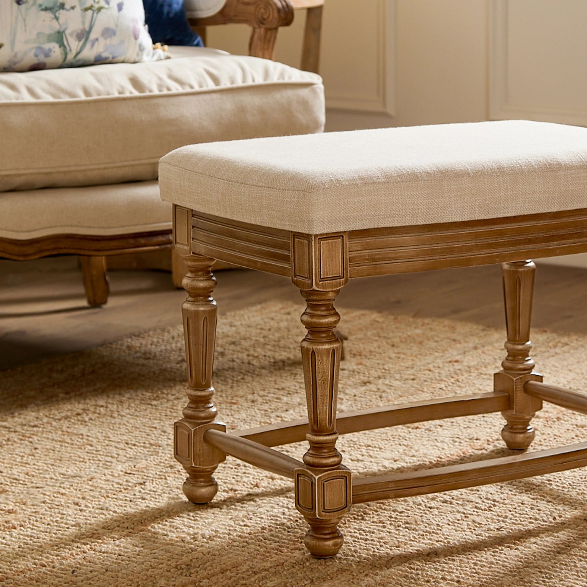 Louisa Footstool - Industrious Decor