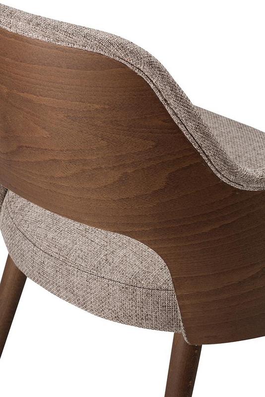 Madison Veneer Armchair - Industrious Decor