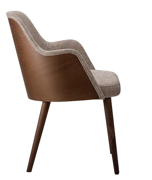 Madison Veneer Armchair - Industrious Decor