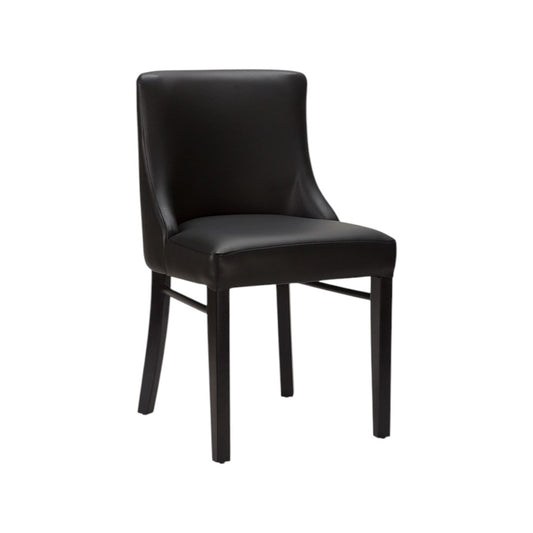 The Mayfair Dining Chair | Contract Grade | In Stock Black Black Legs - Industrious Decor
