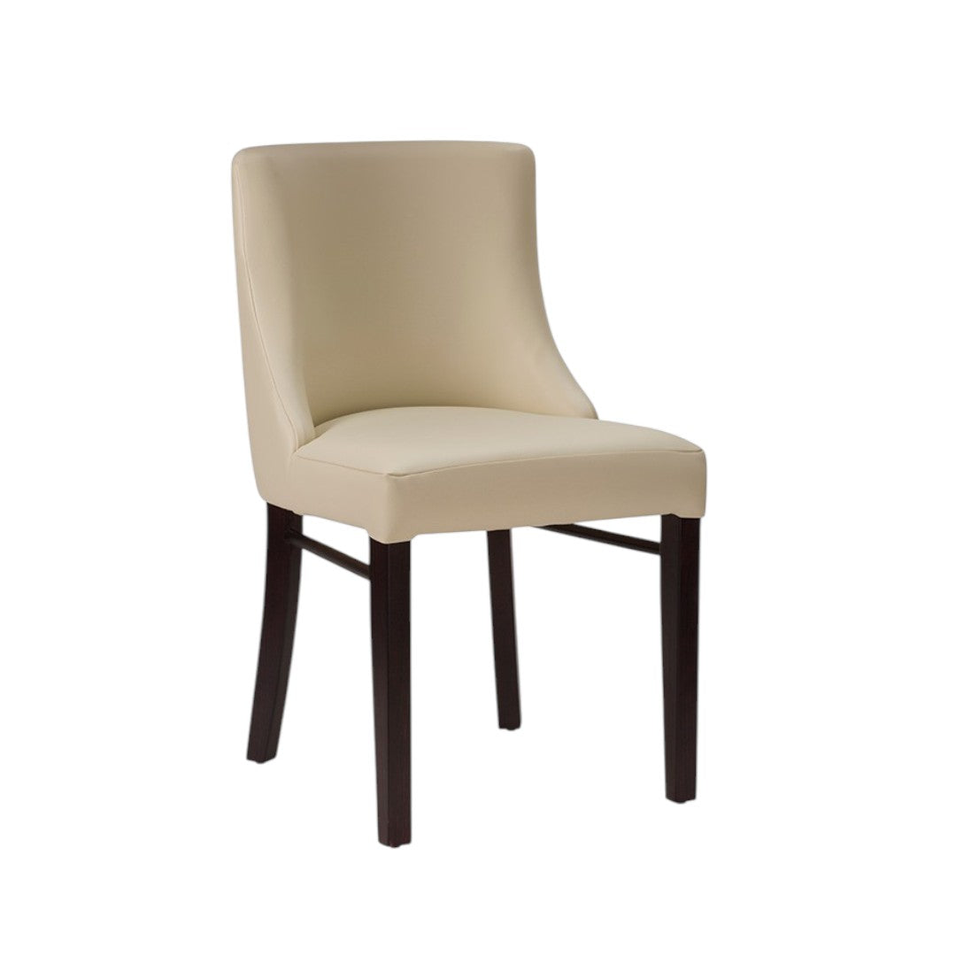 The Mayfair Dining Chair | Contract Grade | In Stock Ivory Wenge Legs - Industrious Decor