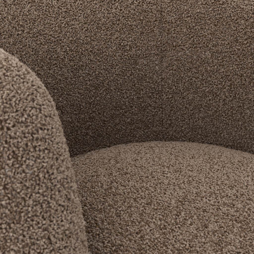 Boo Accent Mocha Boucle - Industrious Decor