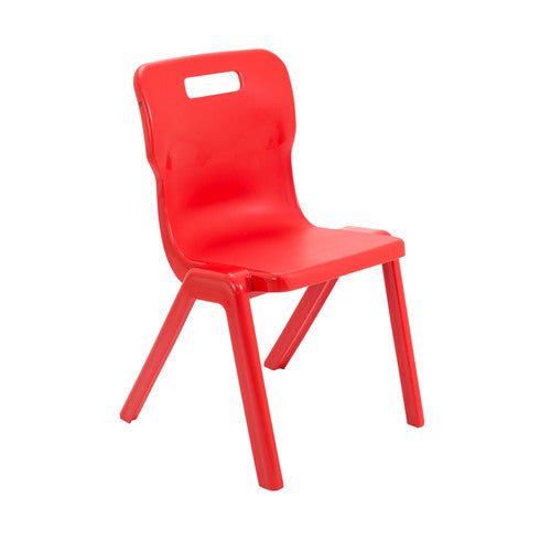 Veyra One-Piece Classroom Chair Red - Industrious Decor