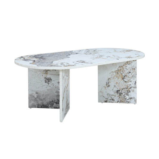 Nord Oval Coffee Table – Calacatta