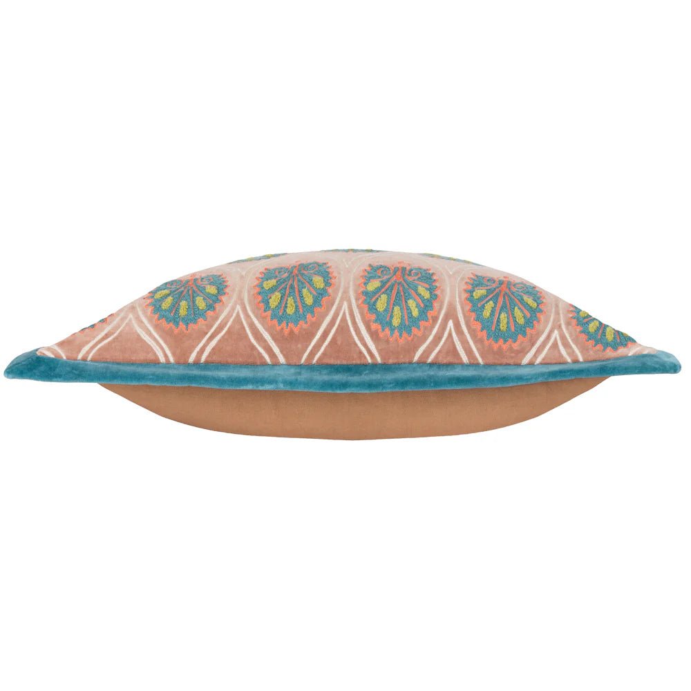 Oxford Embroidered Cushion - Industrious Decor