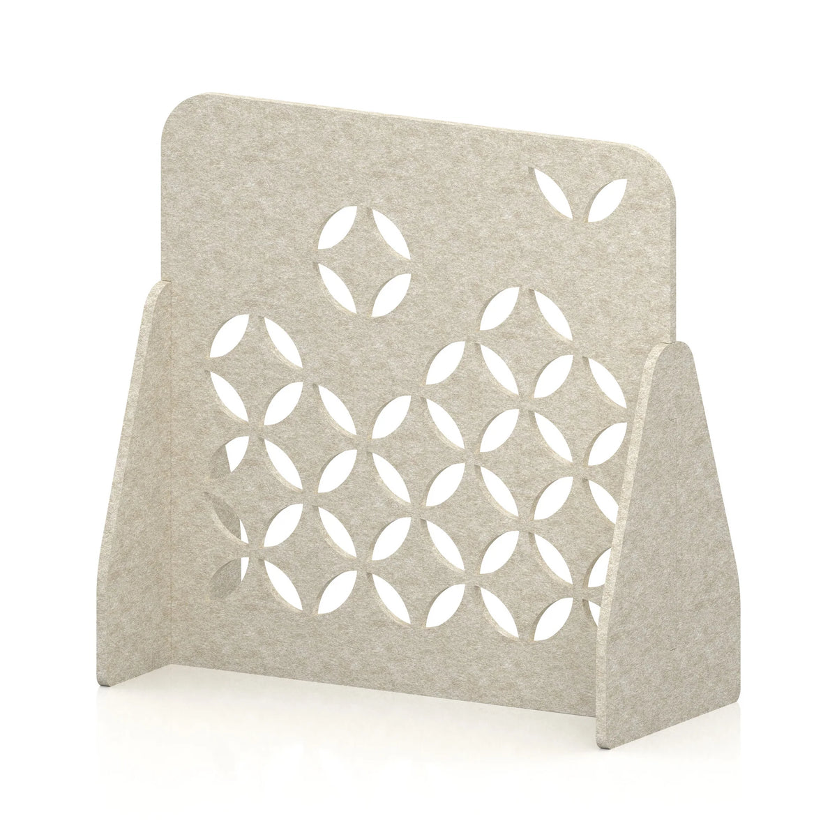 Soren Acoustic Floor Standing Screen Sand Petal - Industrious Decor