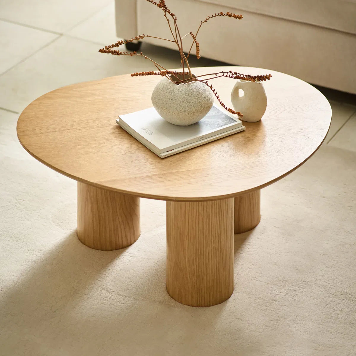 Pillar Coffee Table - Industrious Decor