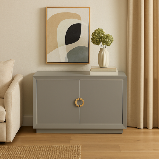 Jules 2 Door Sideboard Grey - Industrious Decor