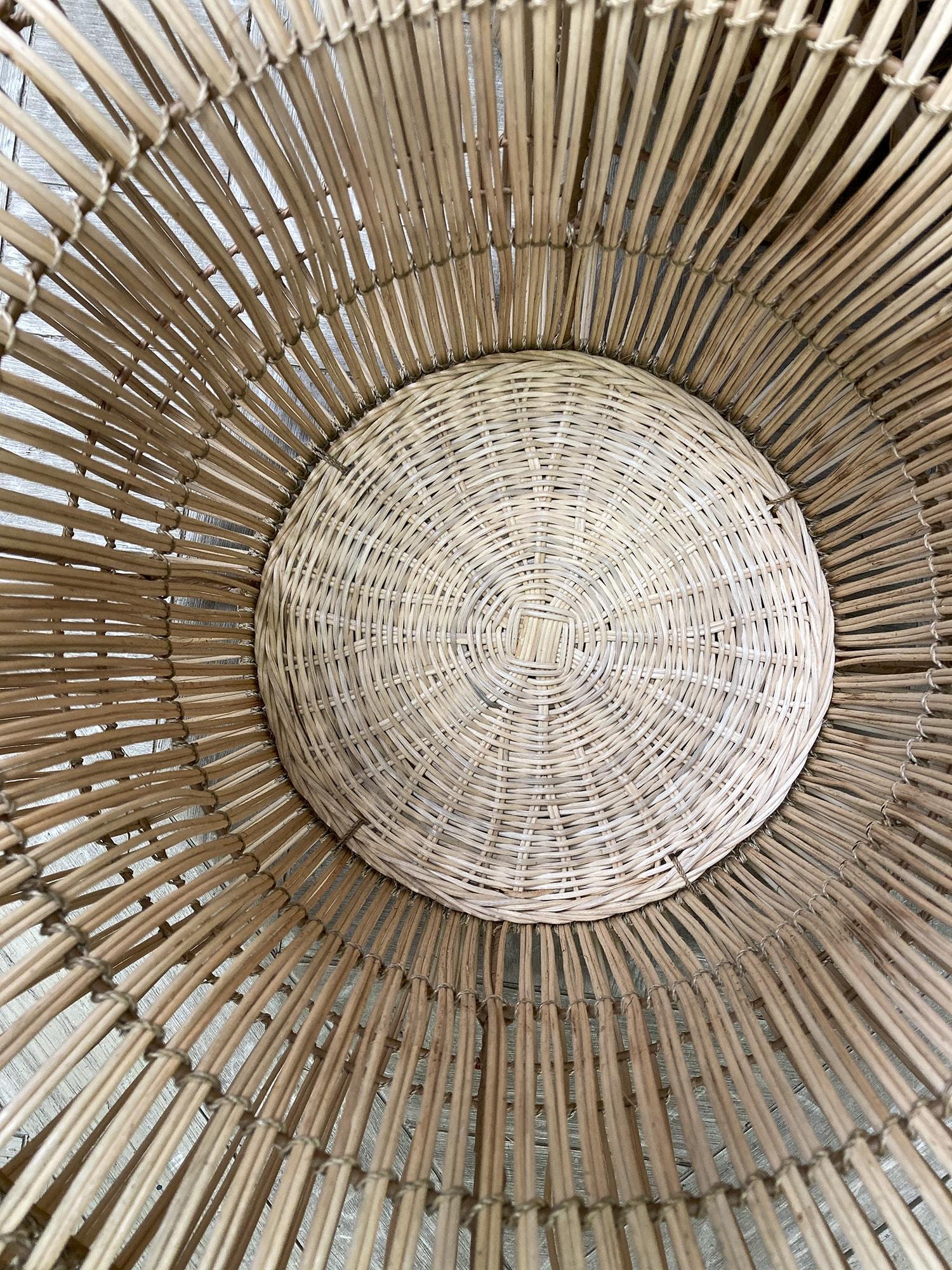 Rattan Storage Coffee Table - Industrious Decor