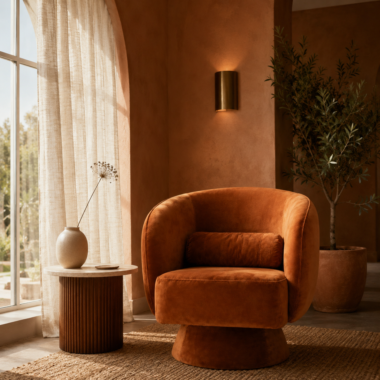 Romo — Velvet Accent Chair - Crib 5