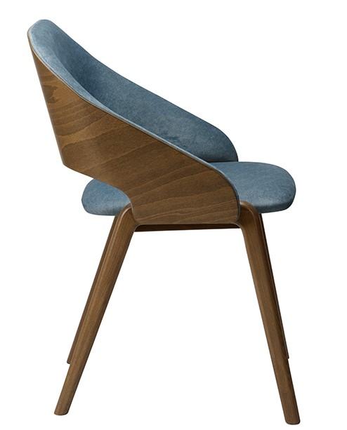 Rosen Veneer Back Chair - Industrious Decor