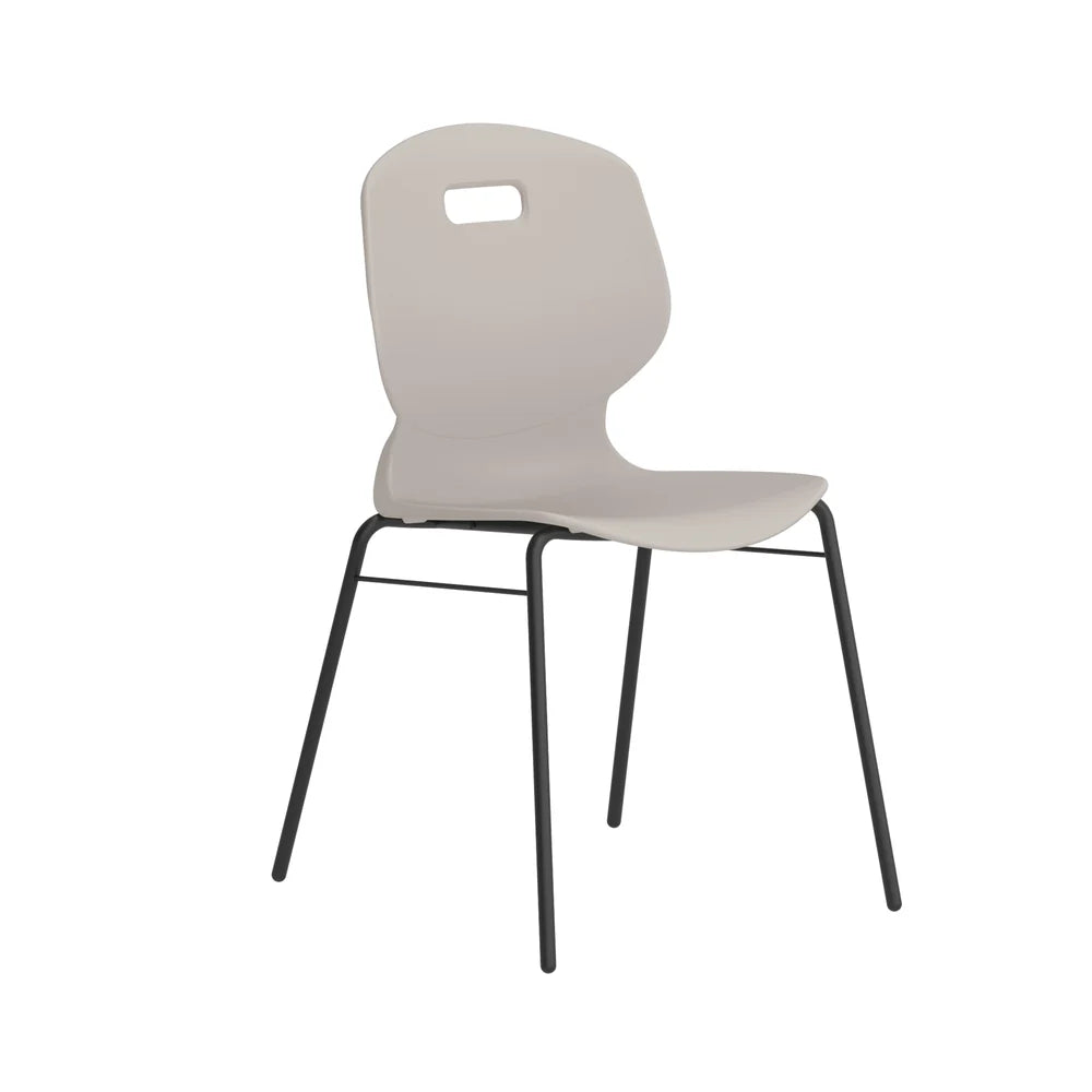 Edren Four-Leg Classroom Chair Size 5 Grey - Industrious Decor