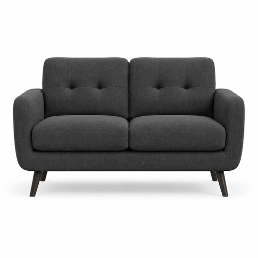 Skipton 2-Seater — Charcoal | CRIB 5 | In Stock - Industrious Decor