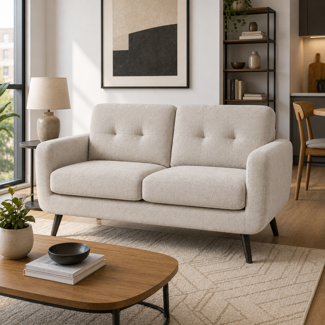 skipton crib 5 stone 2 seater sofa in stock
