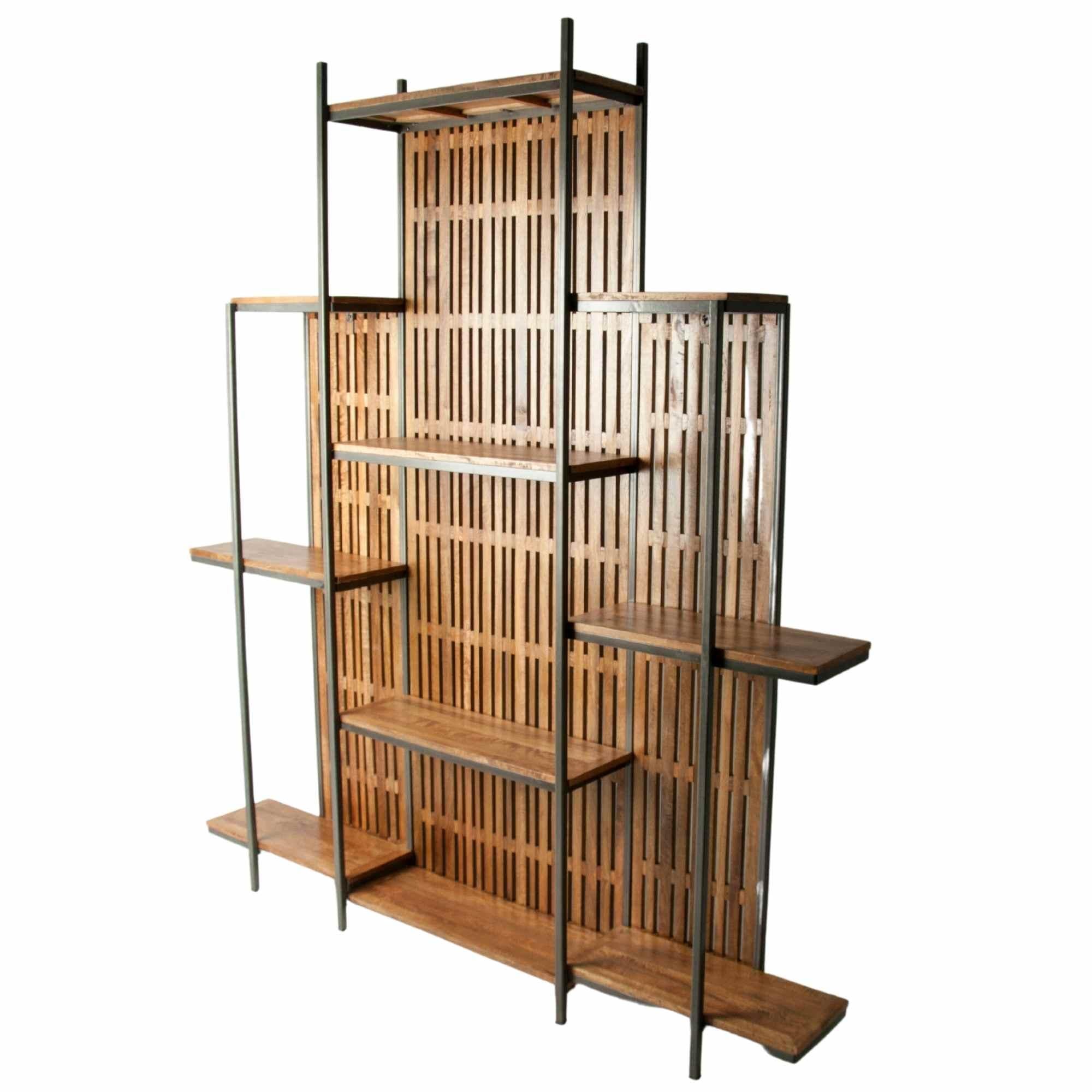 Slatted Unit Slatted Wall Unit – Industrious Decor