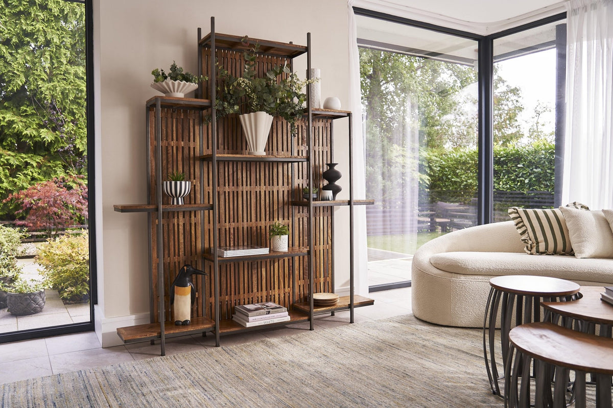 Slatted Unit Slatted Wall Unit – Industrious Decor
