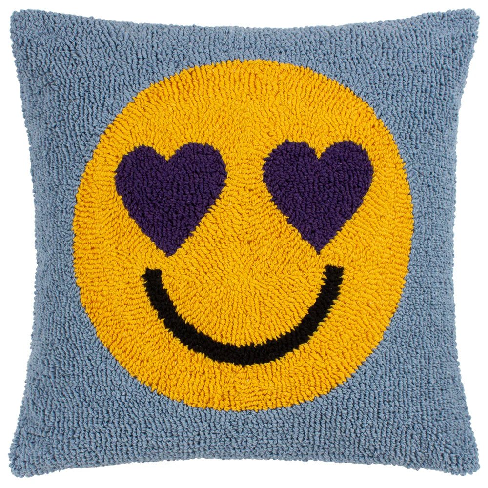 Smile Knitted Cushion - Industrious Decor